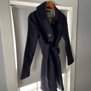 Jcrew Navy Blue Wool Duster Jacket
